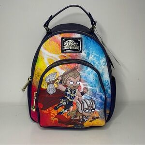 Loungefly | NEW! Marvel Thor Love and Thunder Chibi Mighty Thor Mini Backpack